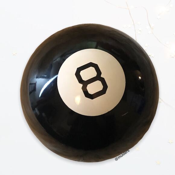 Vintage 80s Fortune Telling Magic 8 Ball Toy - Picture 1 of 11